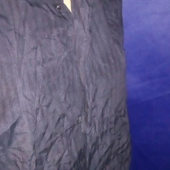 Armani Collezioni Men’s Pin Strip black dress shirt - Sz. XL - Picture 3 of 11